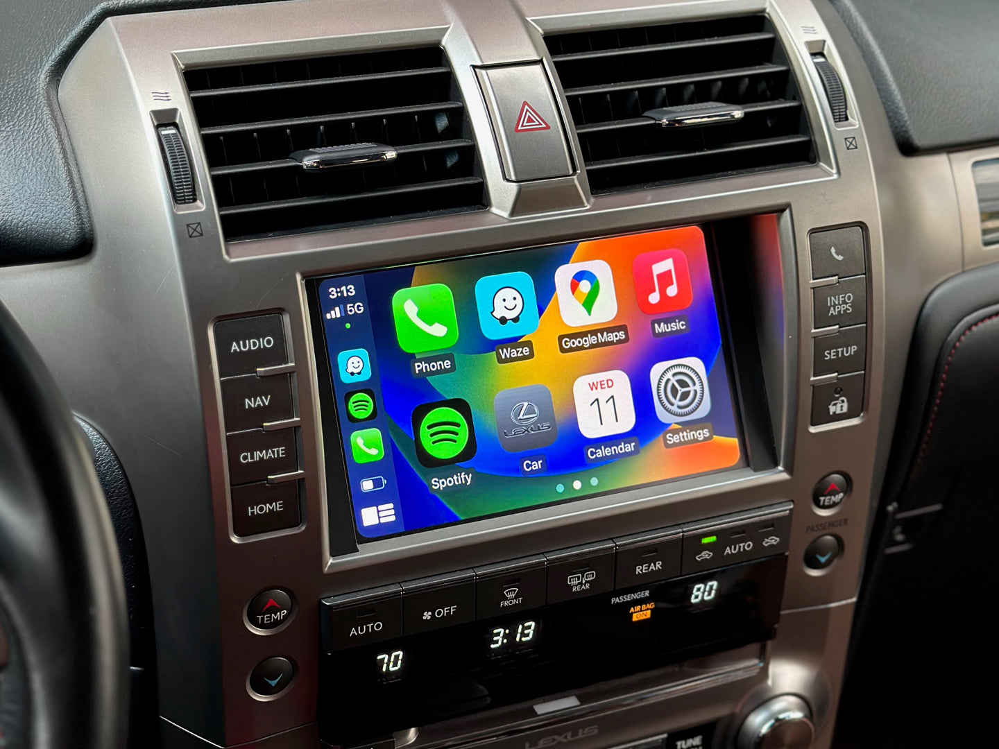 Lexus GX (2014-2021) w/Factory Nav  / Toyota LC200 (2016-2021) CarPlay + Android Auto Interface