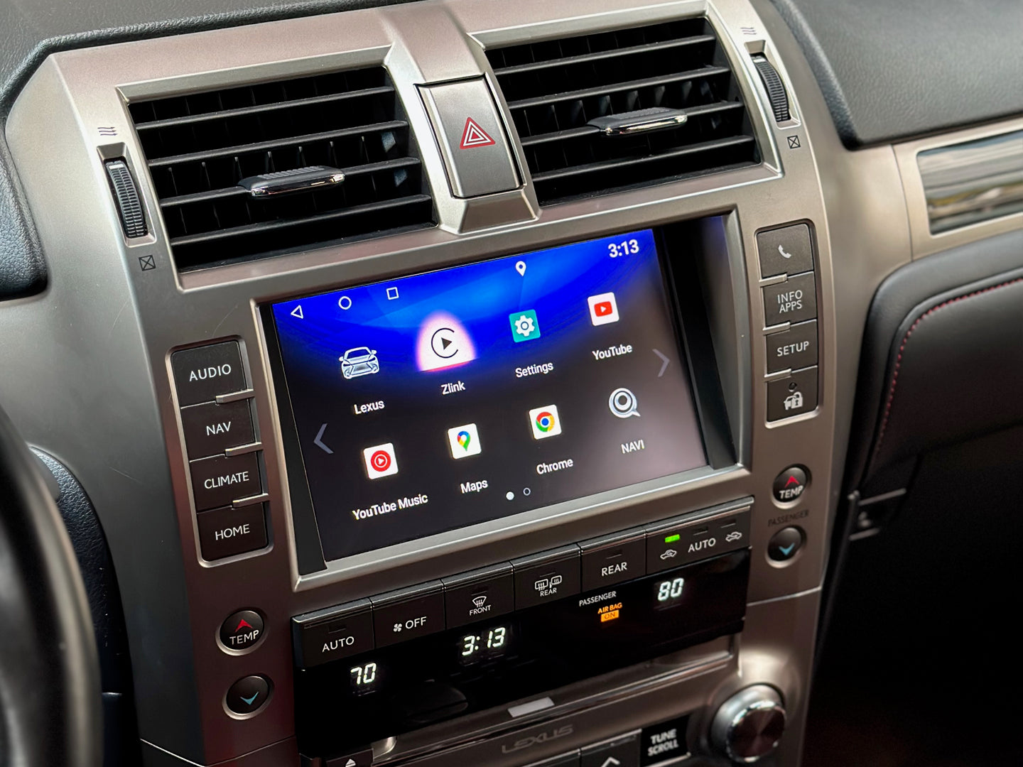 Lexus GX (2014-2021) w/Factory Nav Android OS Interface