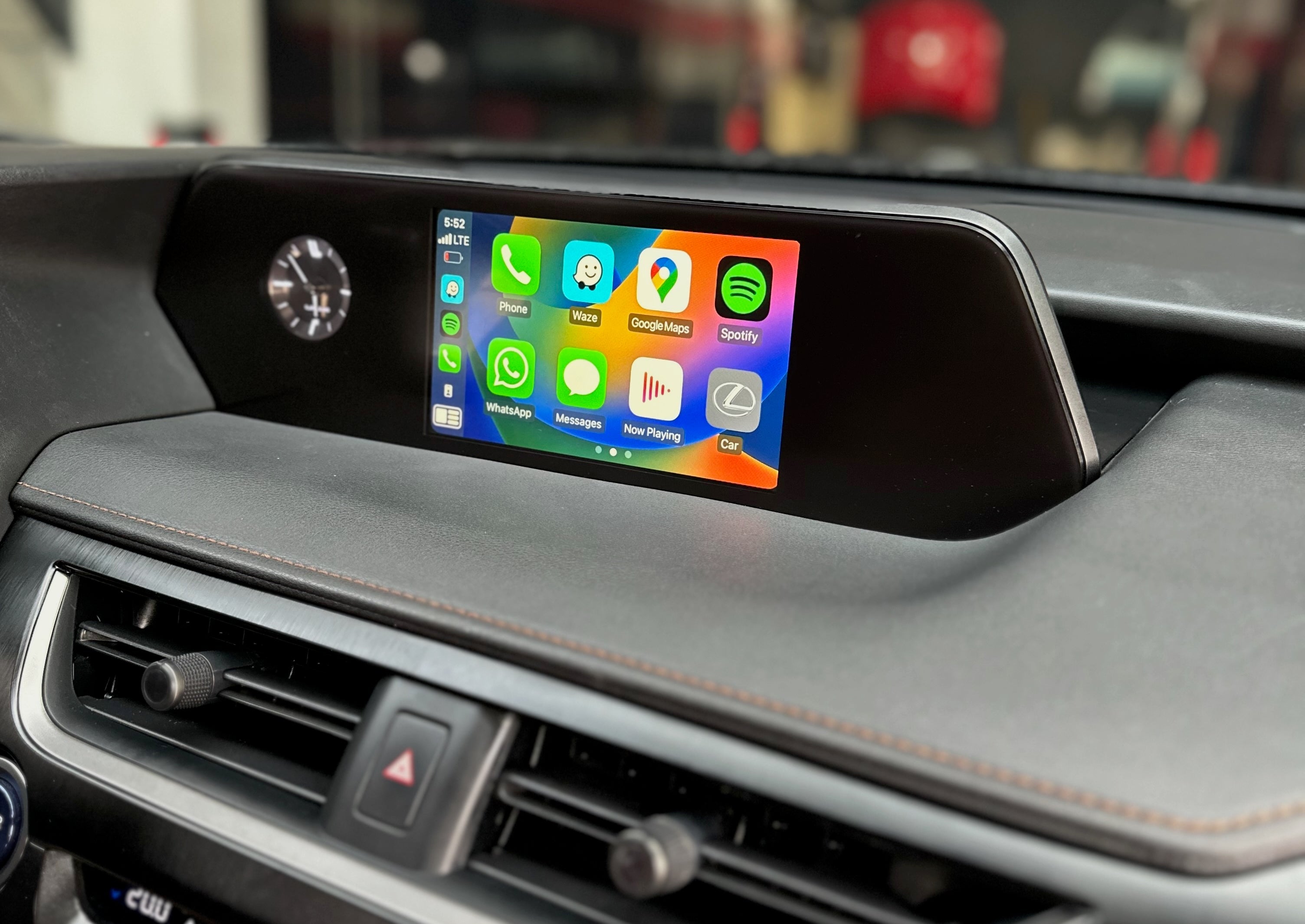 Vehicles with Large Trackpad (CarPlay + Android Auto Interface)