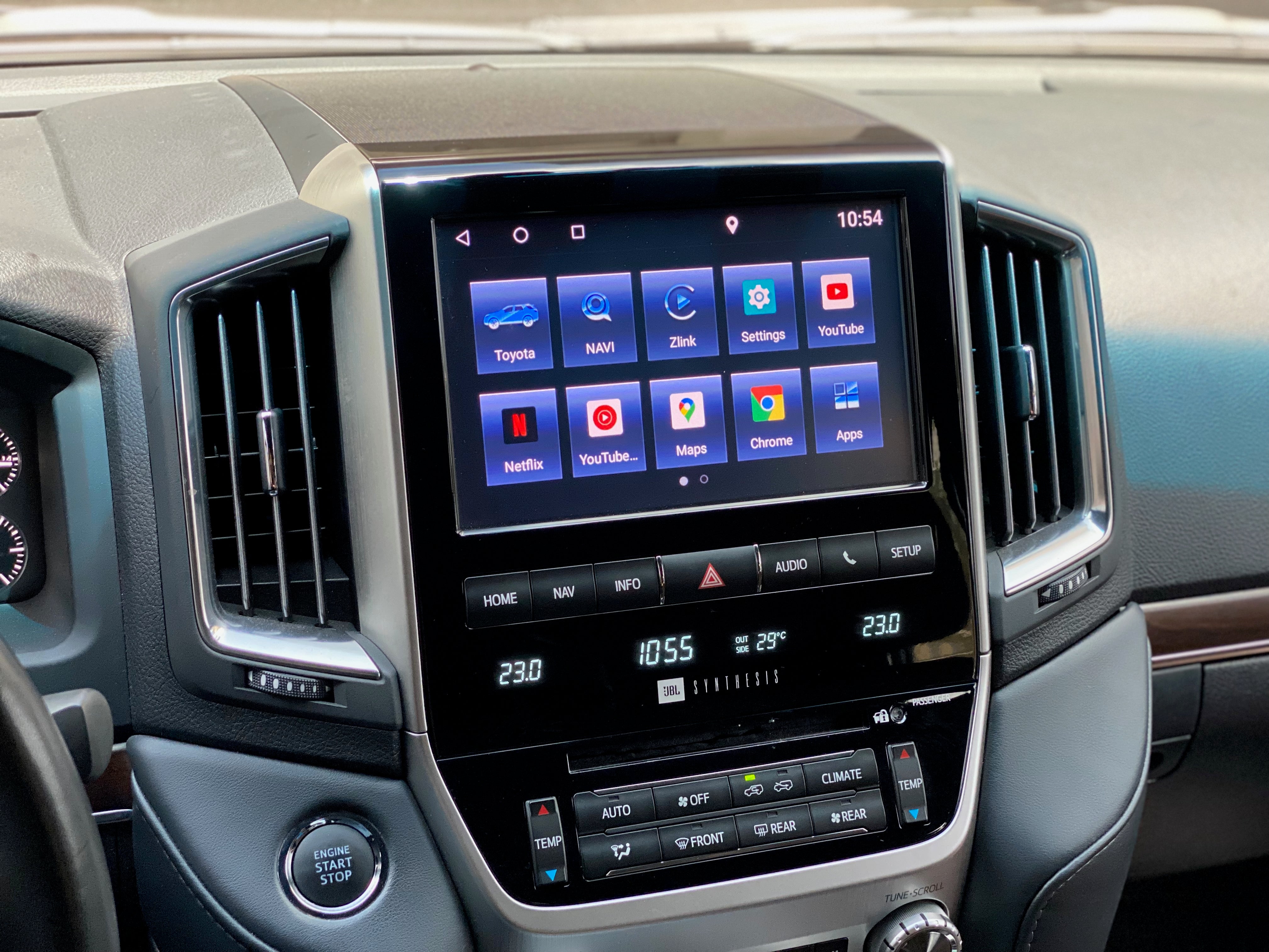 Toyota LC200 (2016-2021) Android OS Interface